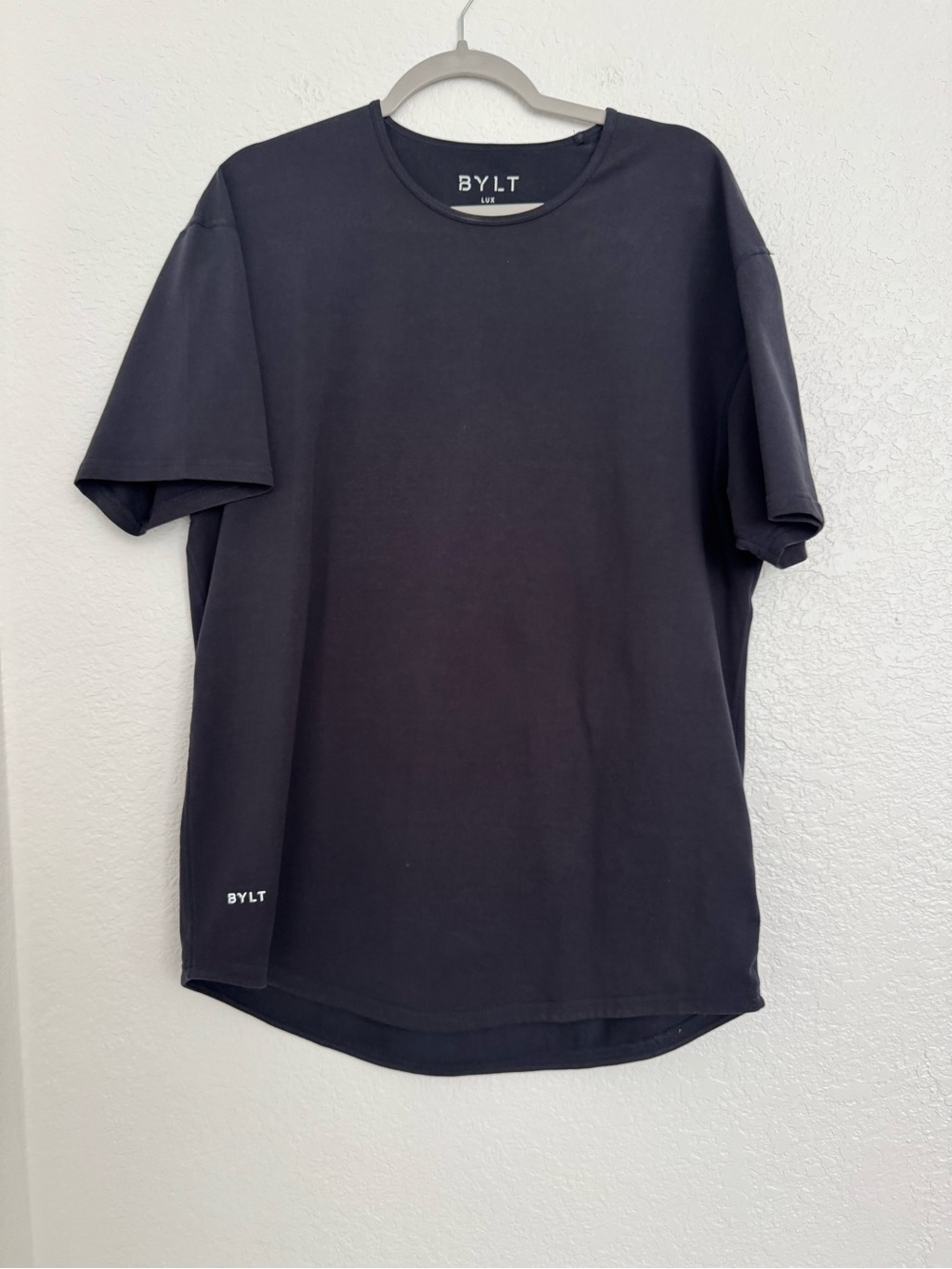 BYLT Basics Black Crewneck Short Sleeve Tee